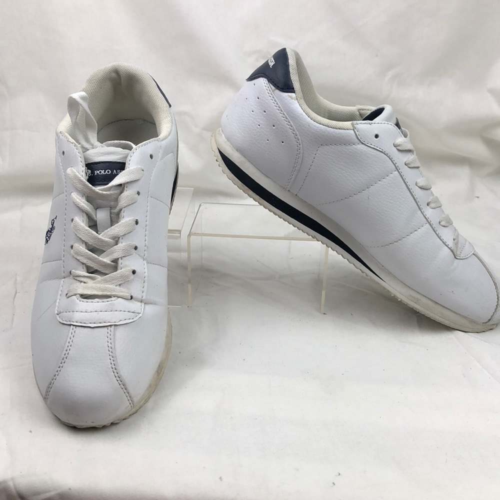 U.S. Polo Assn. Men’s White Leather Shoes Size 11